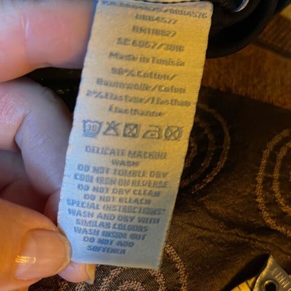 Boden size 4 black sparkling pencil skirt stretchy . - Picture 6 of 7